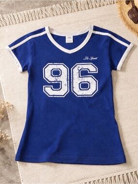 Urban Outfitters Blue “96” Graphic Tee Sporty